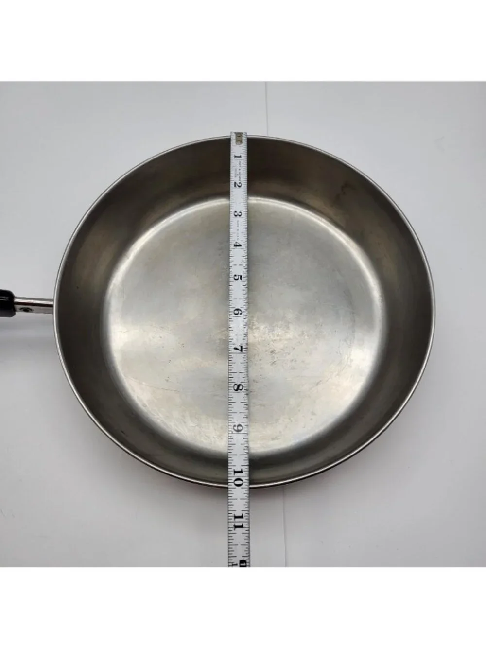 Vintage Revere Ware Skillet Frying Pan 10 Inch Copper Bottom No Lid